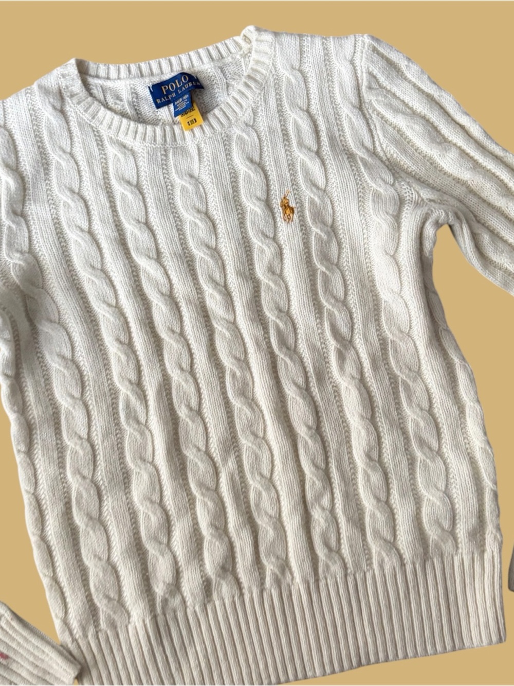 Girls Polo Ralph Lauren Cable Knit Sweater
